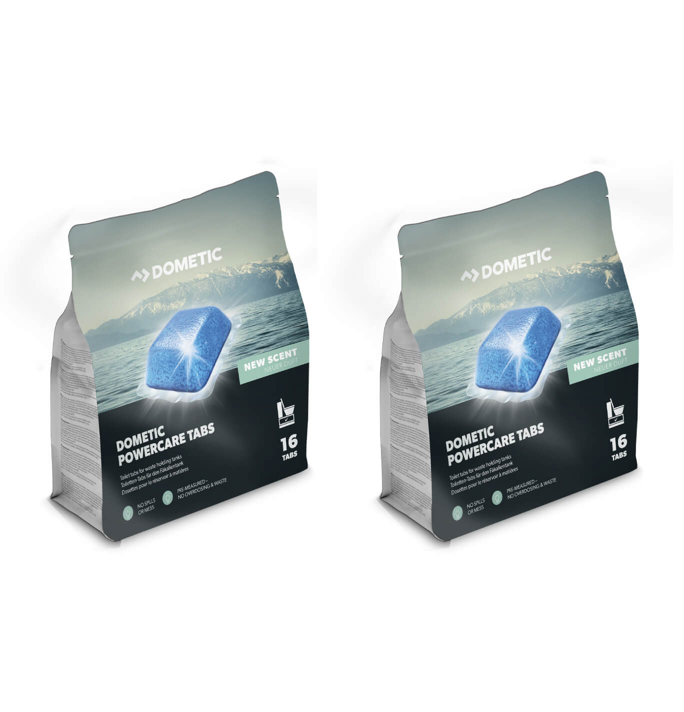 2 x Dometic PowerCare Toilet Tablets Bundle | 32 Tabs Image