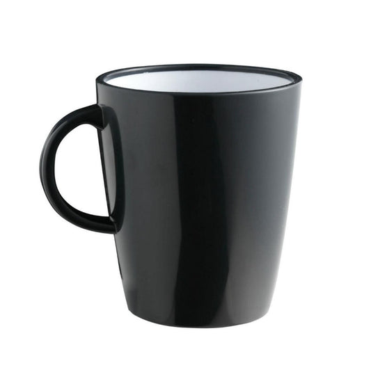 Brunner Resylin Hot Mug Set | 4 Anti-Slip Mugs | Black