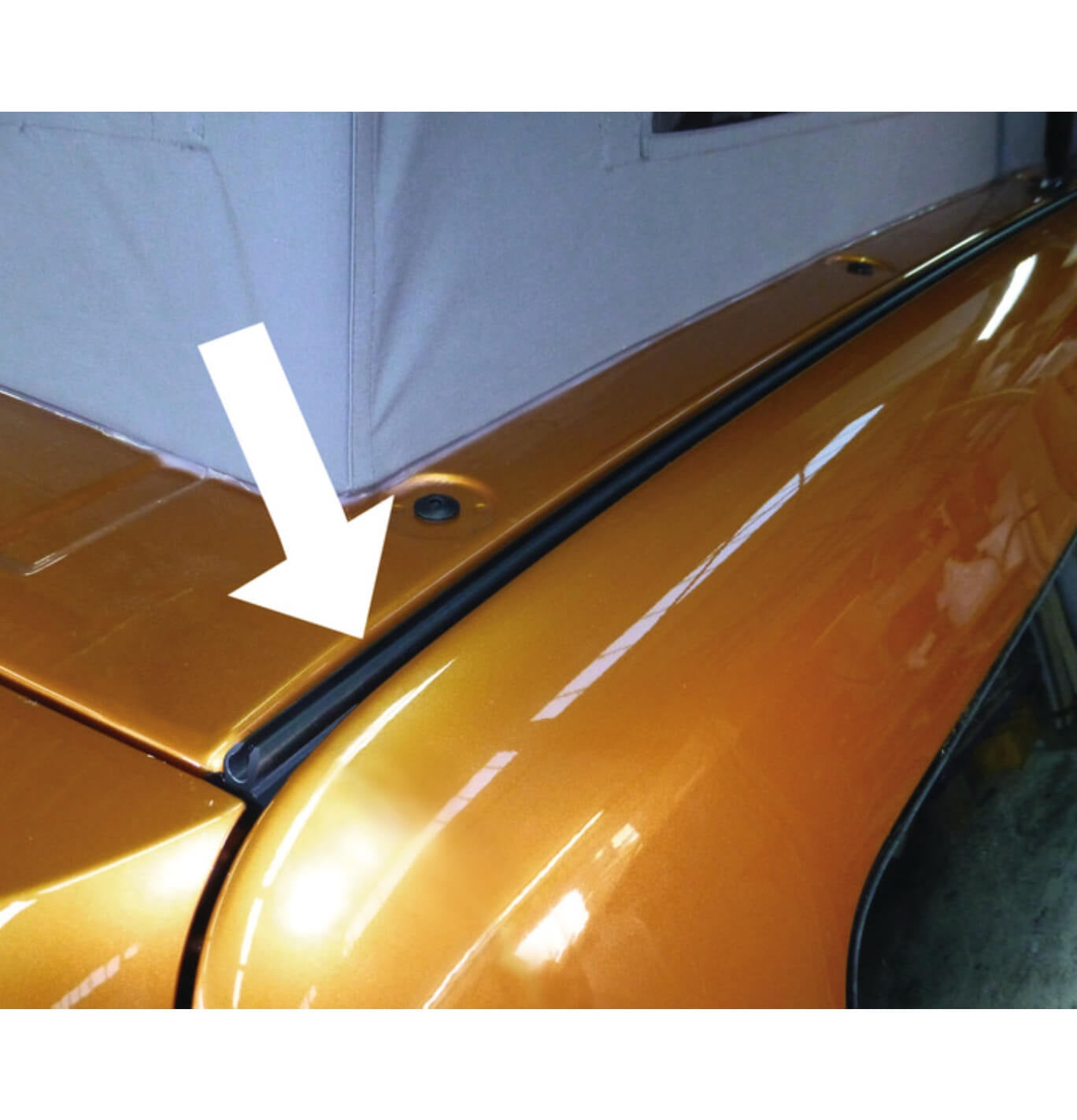 VW Caddy rail cover + rail set left side
