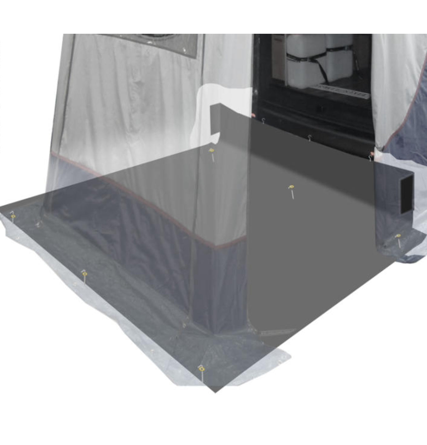 Reimo Update Cabin Tailgate Tent & Ground Sheet Bundle