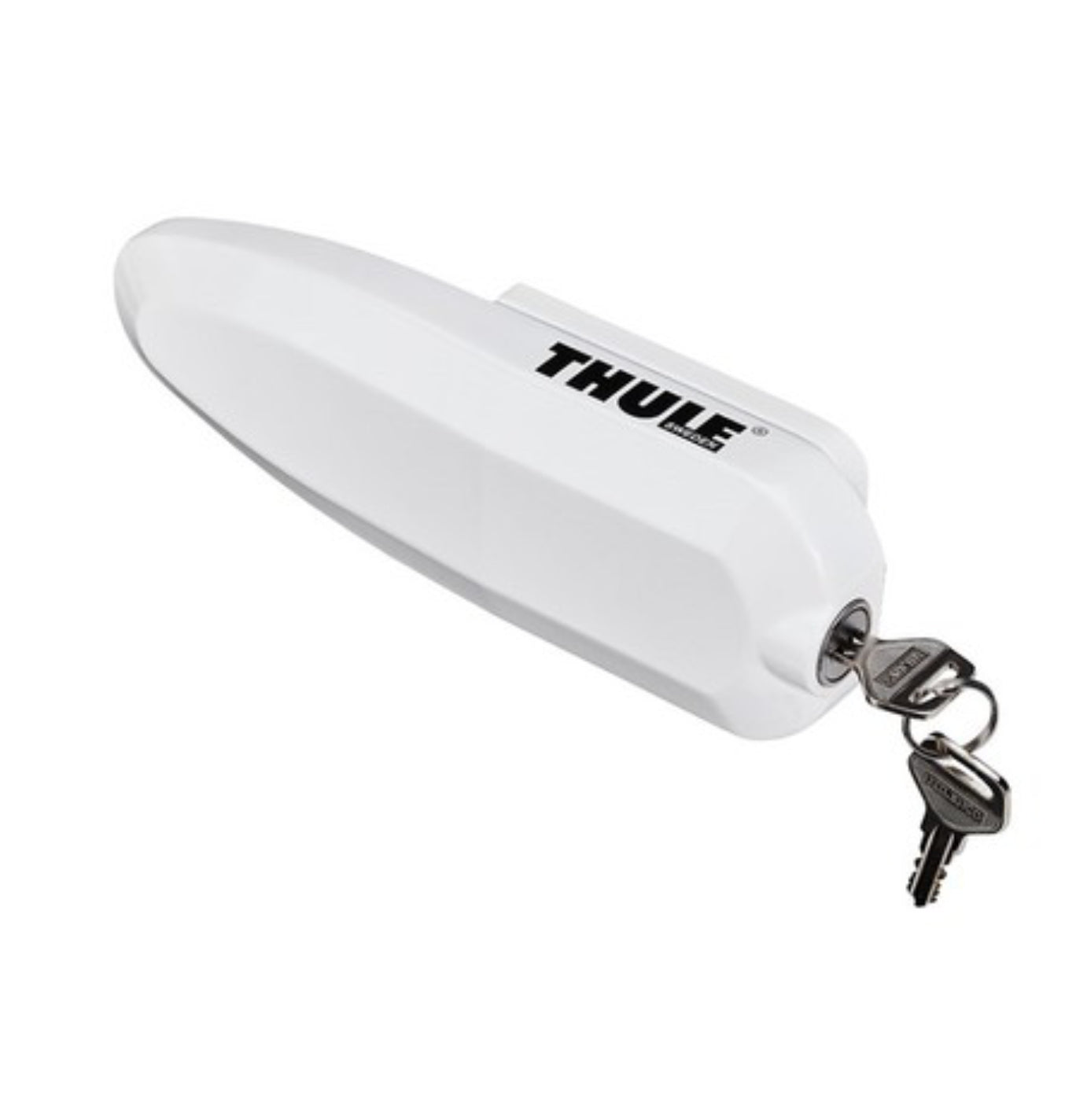 Thule White Universal Lock for Motorhomes | 2 Pack Image