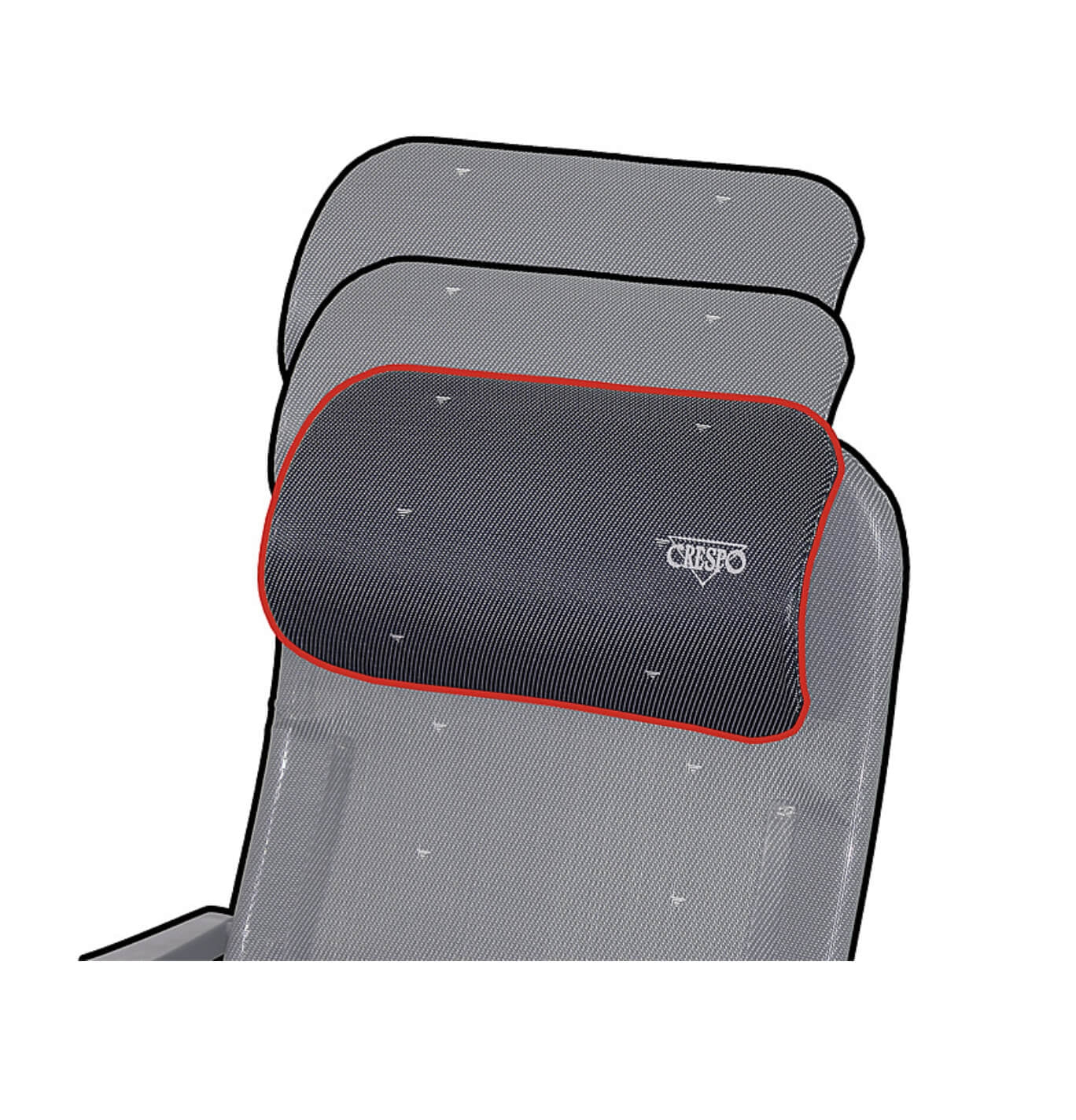 Crespo Compact AL 215 (M-40) High Back Recliner Chair | Dark Grey Image
