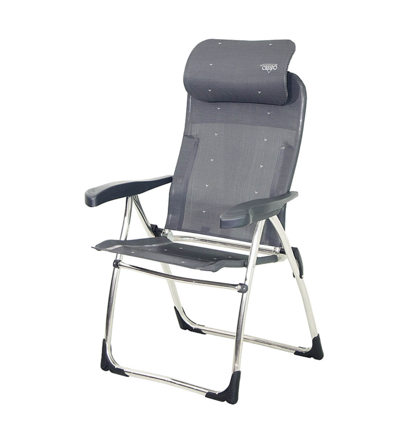 Crespo Compact AL 215 (M-40) High Back Recliner Chair | Dark Grey Image