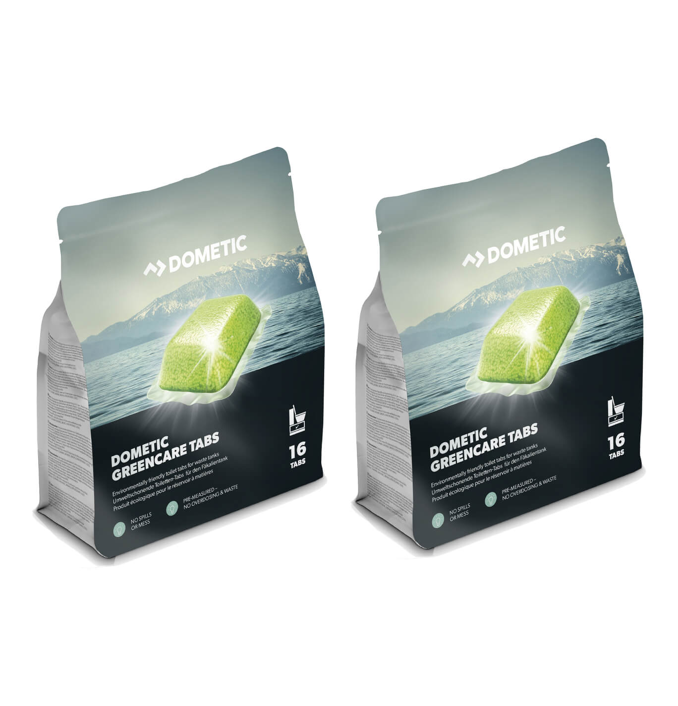 2 x Dometic GreenCare Eco Friendly Toilet Tablets Bundle | 32 Tabs Image