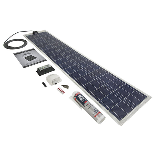 PV Logic Flexi 60wp Roof/Deck Top Solar Panel Kit