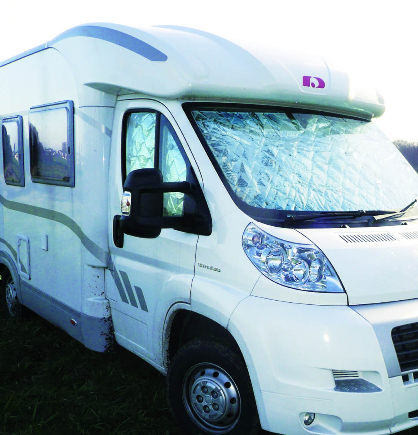 Reimo CarBest Ducato/Boxer/Jumper 2006 - 2014 Internal Thermal Silver Screens Image