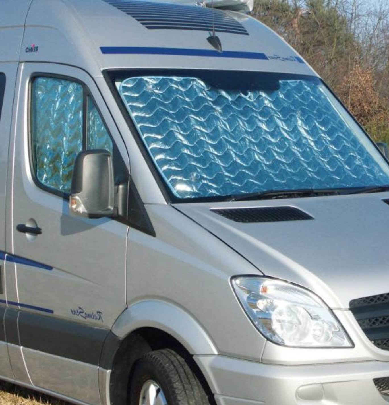 Reimo CarBest VW Crafter 2016+ Internal Thermal Silver Screens Image