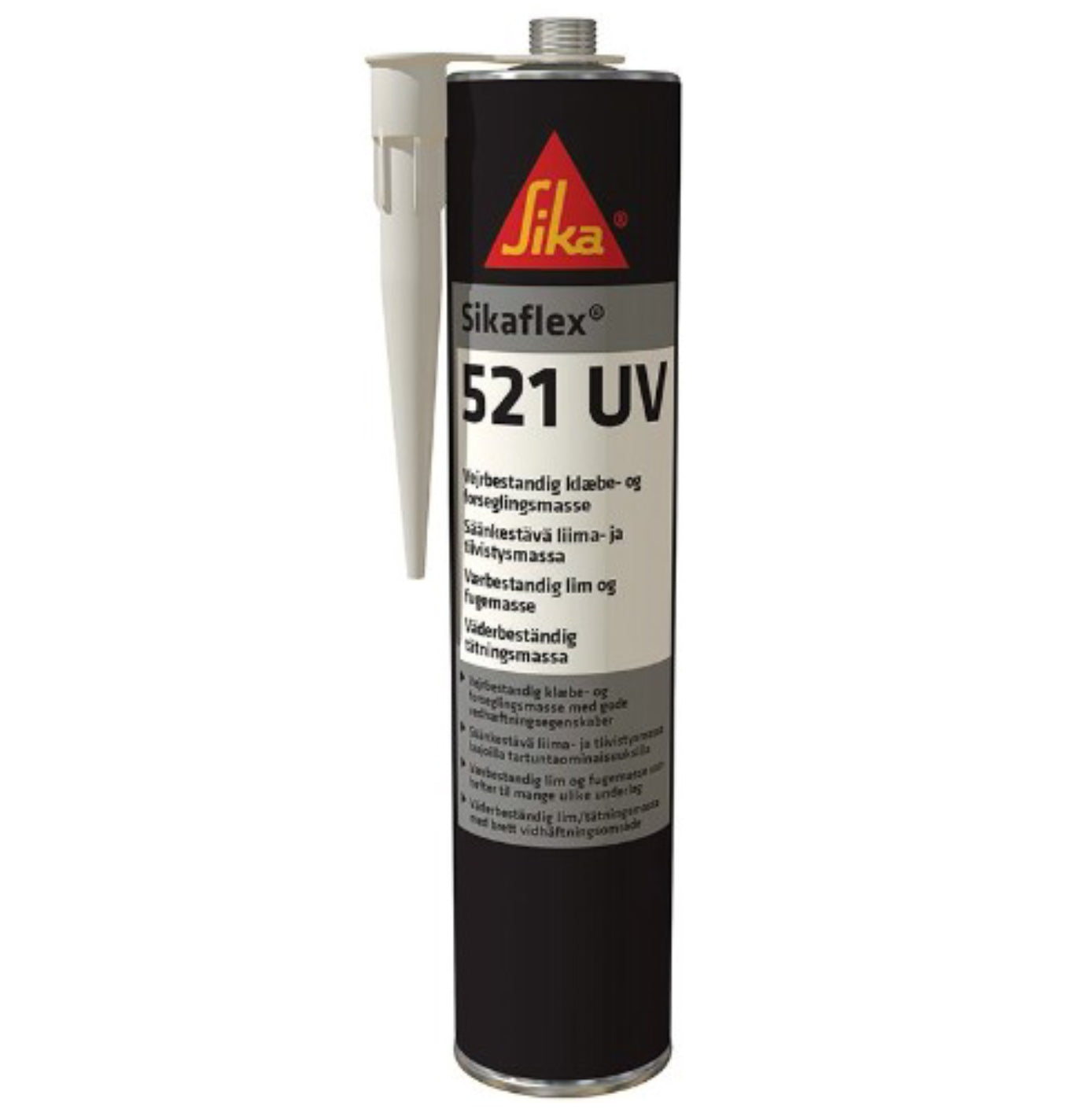 Sikaflex 521 UV Black Weathering-Resistant Adhesive Sealant | 300ml Image