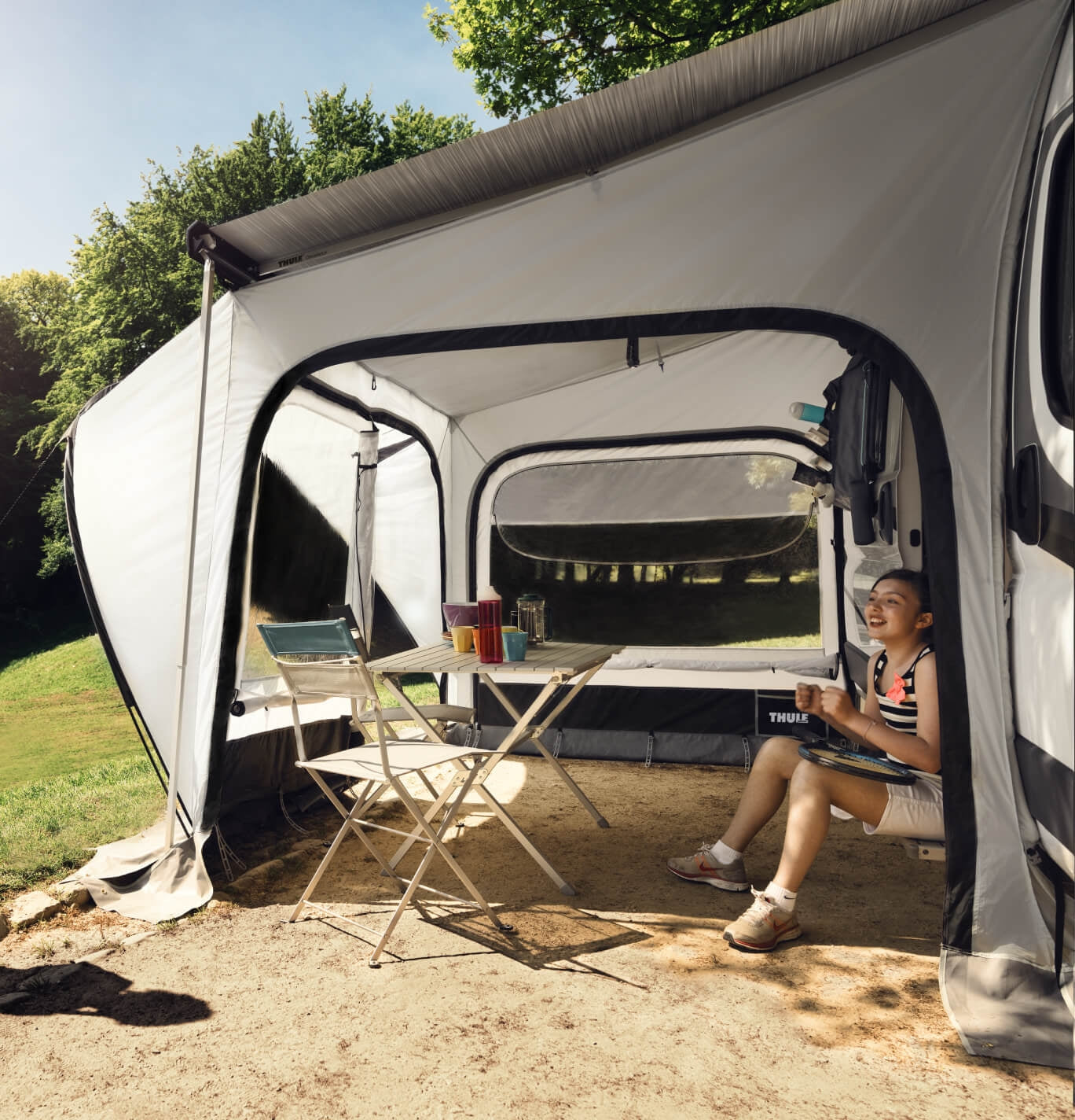 Thule QuickFit Awning Tent Privacy Room Image