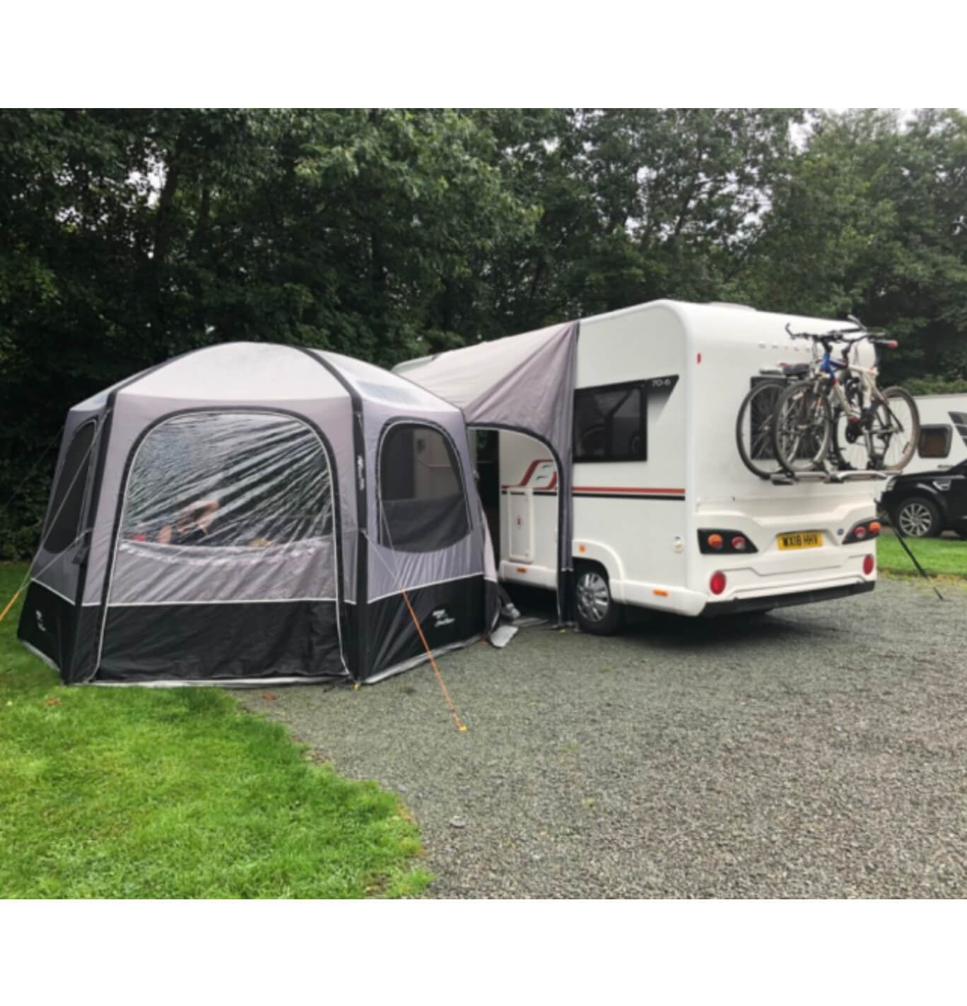 Hexaway on a large motorhome