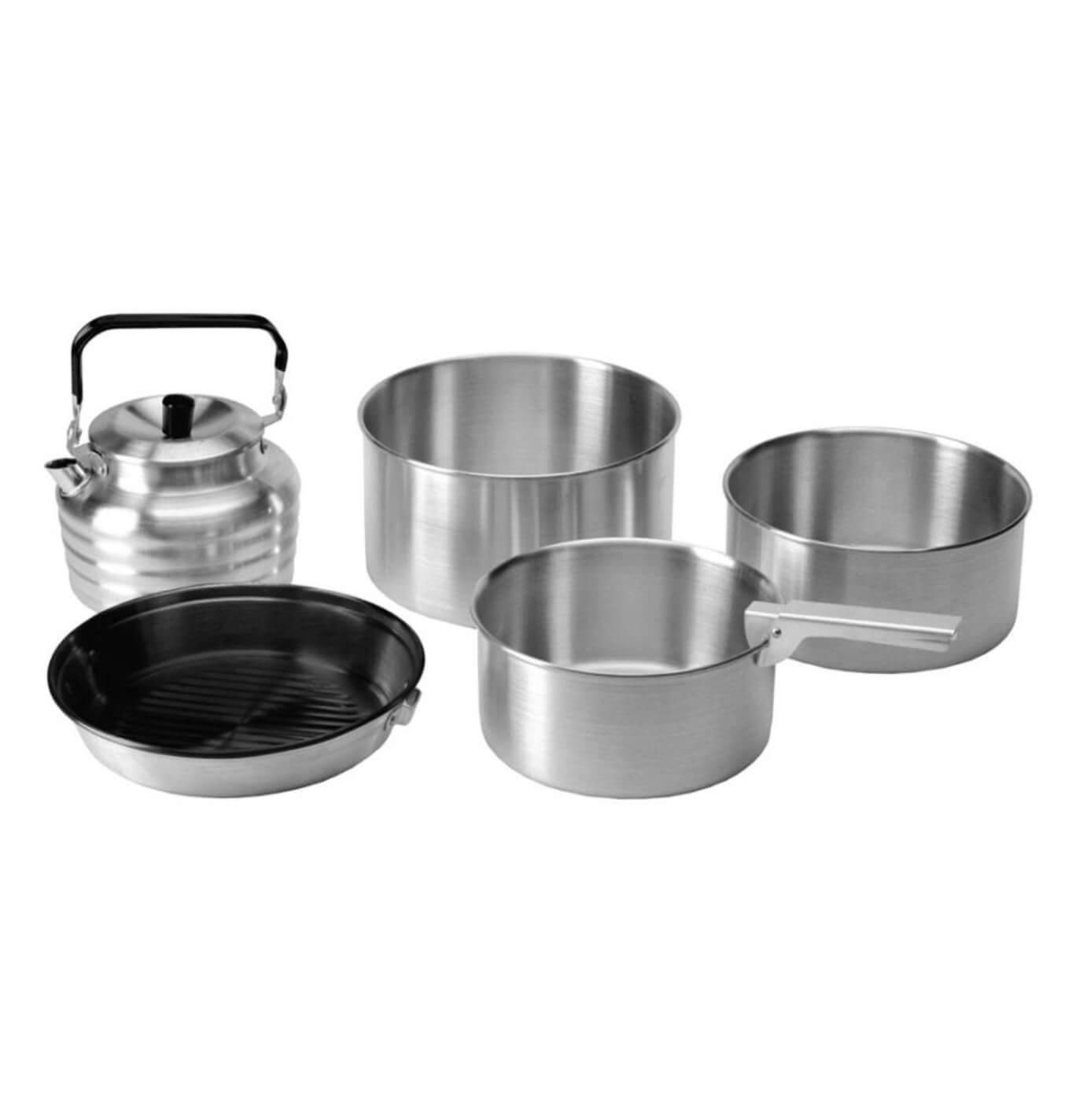 Vango Aluminuim Silver Cook Set | 5 Pieces Image