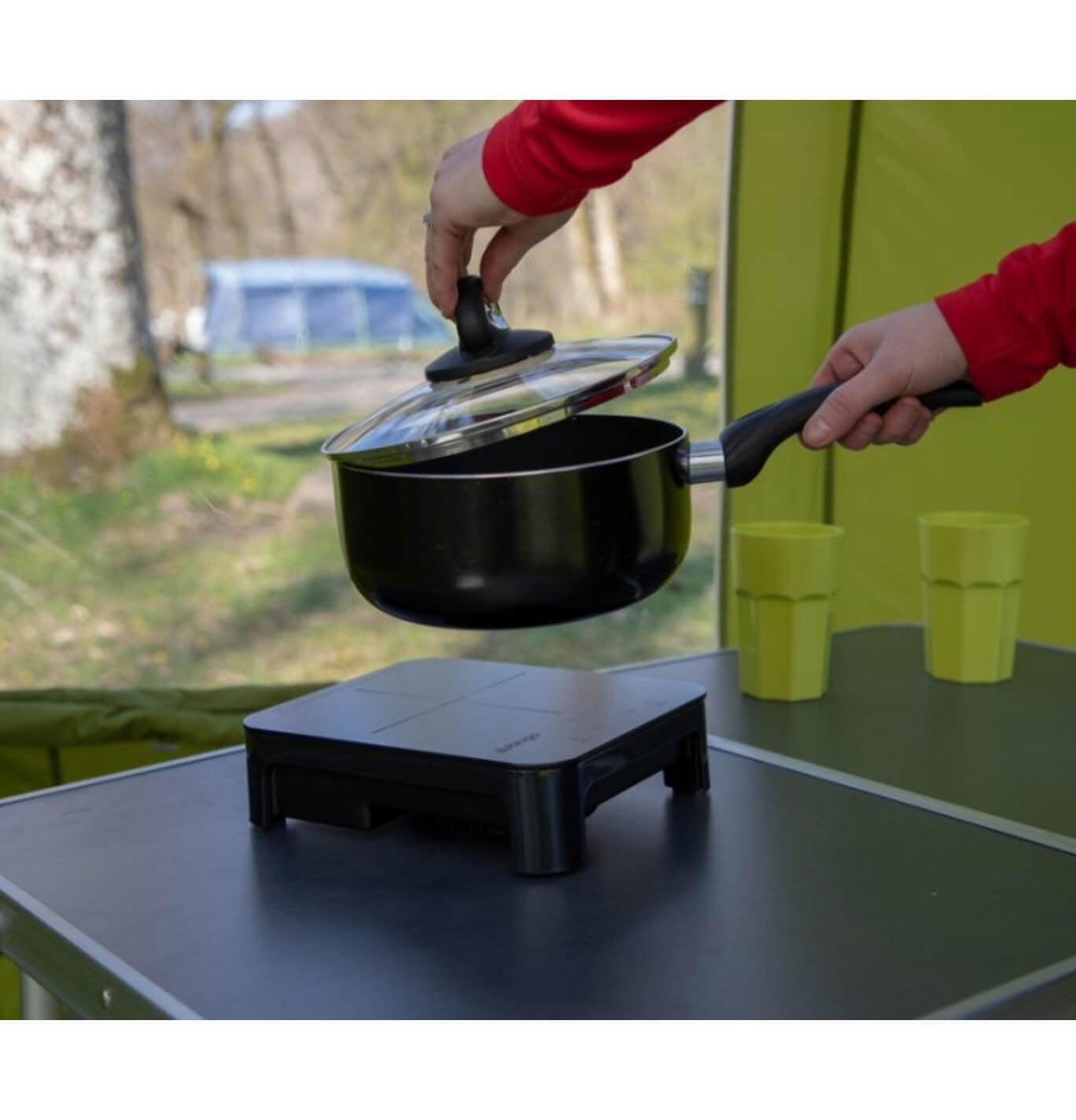 Vango Sizzle Induction Camping Cooker Hob
